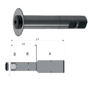 Uchwyt mocowanie tarczy pilarskiej DIN 1835-B Tschorn średnica szyjki 10,0 mm średnica otworu tarczy 5 mm - 2